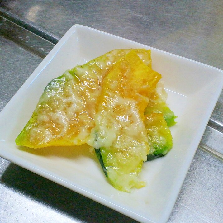 もう一品!超簡単♪かぼちゃのチーズ焼き